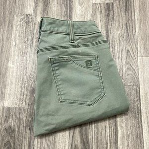 5.11 TACTICAL Defender Flex Skinny Leg Low Rise Green Denim Jeans Women's Size 2